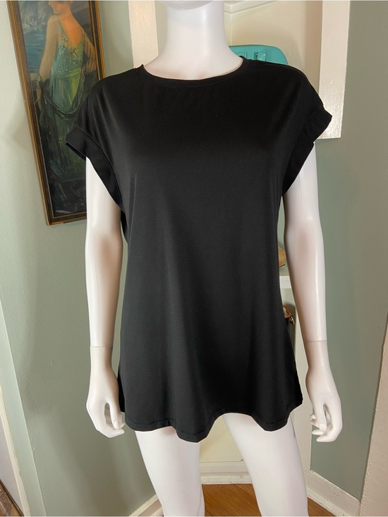 Automet Tops - New NWT Automet Black Short Sleeve Basic Tee T Shirt Large L